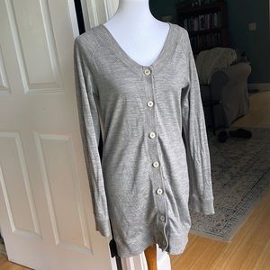 Scoop Neck Long Icebreaker Cardigan